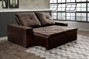SOFA RETRATIL MADRI - PRETO