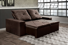 SOFA RETRATIL MADRI - PRETO