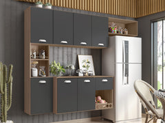 COZINHA SUSPENSA MILA CARVALHO OAK/OFF WHITE