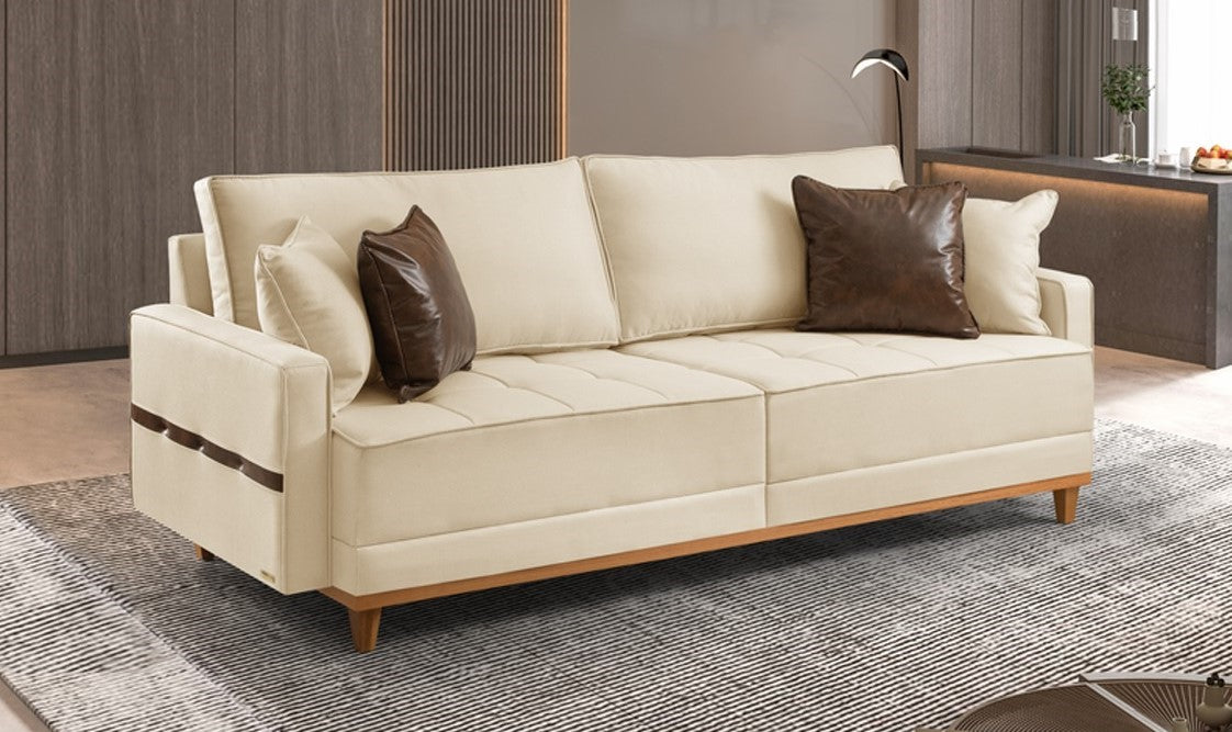 SOFA SAVANAH | LINHO AQUABLOCK | BEGE + CORINO