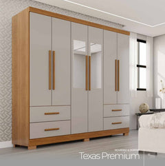 GUARDA ROUPA TEXAS PREMIUM | PES E ESPELHO