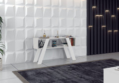 RACK APARADOR DETROIT CANELATO RUSTICO NATURA OFF WHITE