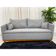 SOFA 3 LUG LISBOA | VELUDO MARROM (01)