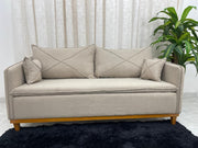 SOFA 3 LUG LISBOA | VELUDO MARROM (01)