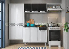 COZINHA ITATIAIA ROSE COMPACTA 4 PECAS- BRANCO
