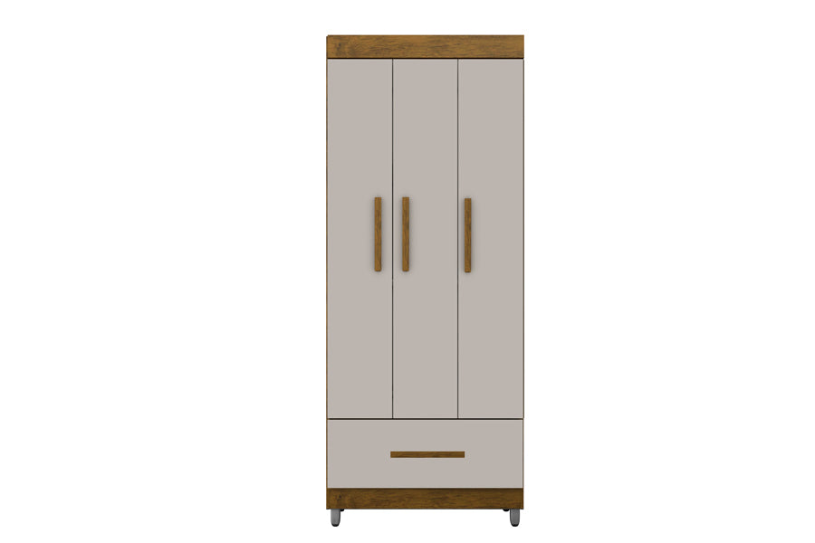 Guarda Roupa 3 Portas 1 Gaveta Canadá Borsari