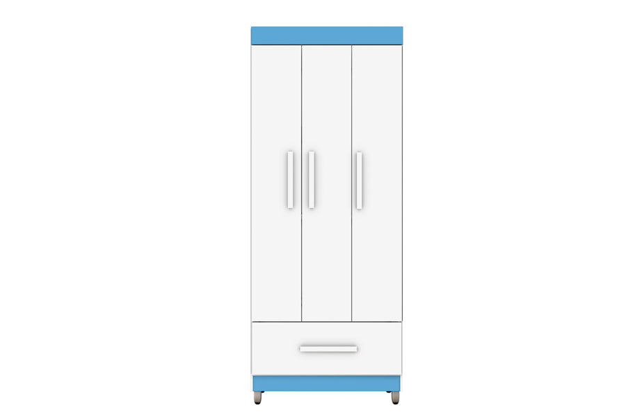 Guarda Roupa 3 Portas 1 Gaveta Canadá Borsari