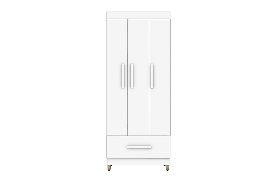 Guarda Roupa 3 Portas 1 Gaveta Canadá Borsari