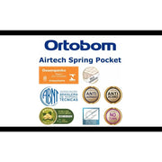 Colchão Airtech Spring Pocket Queen (158x198x30) - Ortobom