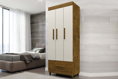 Guarda Roupa 3 Portas 1 Gaveta Canadá Borsari