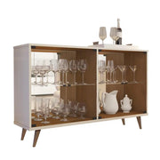 Cristaleira JB 4011 - Pérola/Caramelo