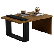 MESA DE CENTRO JB 8020 - NATURE/PRETO