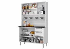 KIT COZINHA PRATIKA ITATIAIA 6 PORTAS 2 GAVETA | 105CM