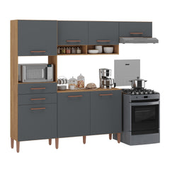 COZINHA FORTALEZA CANELATO RUSTICO 3D CANEL NATURA OFF