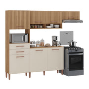 COZINHA FORTALEZA CANELATO RUSTICO 3D CANEL NATURA OFF