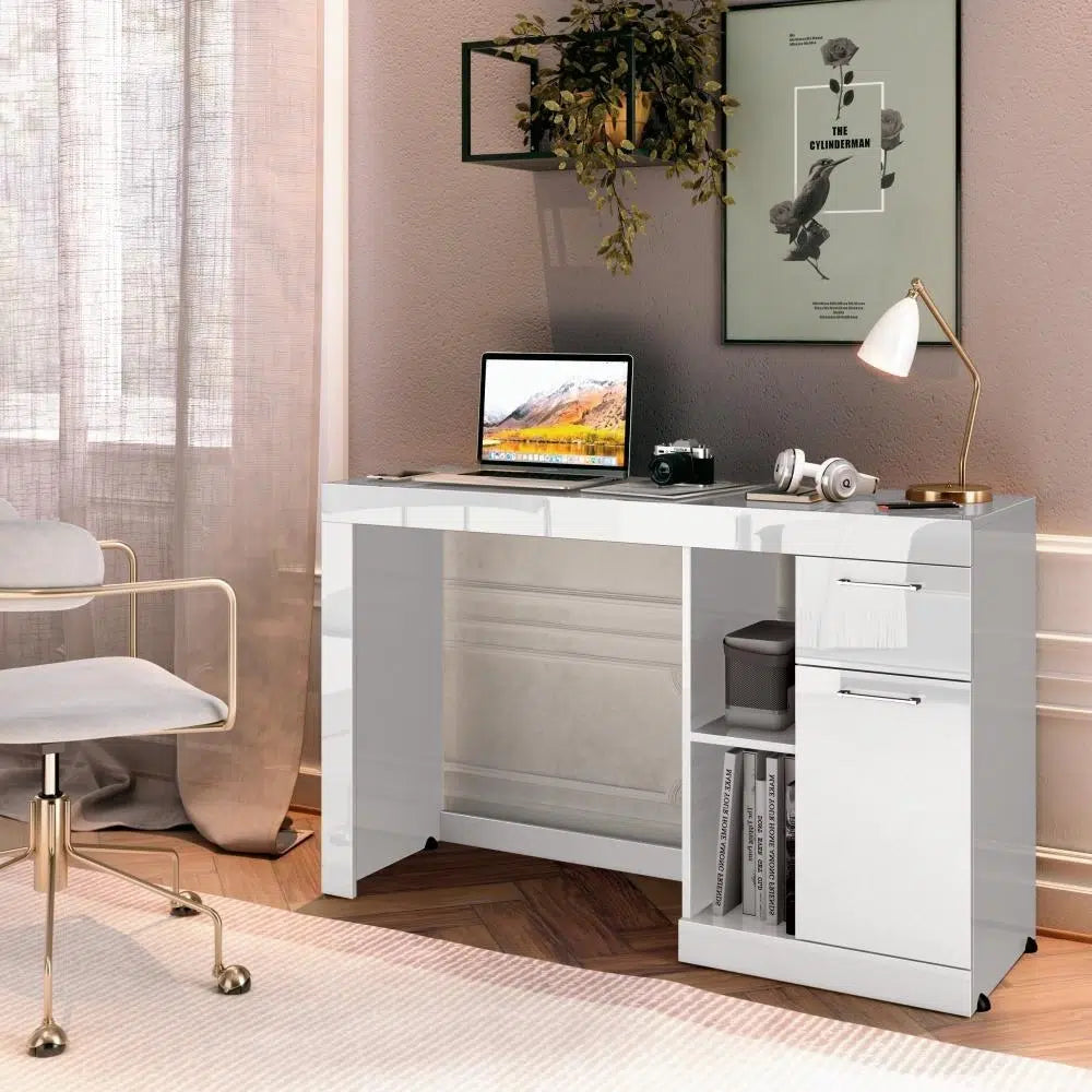 MESA DE COMPUTADOR OFFICE DORIS- BRANCA
