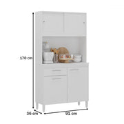 KIT COZINHA 4 PTS CEARA MDP CANELATO RUST - NATURA OFF