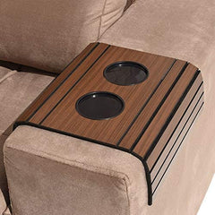 ESTEIRA PARA SOFA 2 PORTAS COPOS E PORTA CONTROLES- PRETO