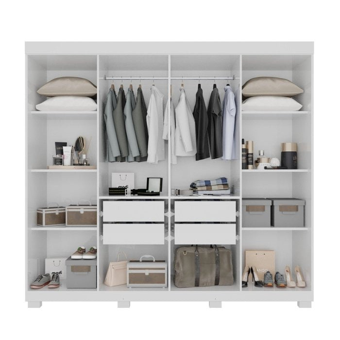 GUARDA ROUPA MILANO 8PTS PRIME- CINAMOMO