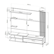 Painel Sublime Off White/ Mel