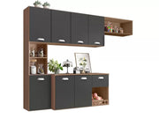 COZINHA SUSPENSA MILA CARVALHO OAK/OFF WHITE