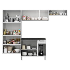 COZINHA ITATIAIA ROSE COMPACTA 4 PECAS- BRANCO
