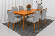 MESA ALEGRA 1.80X0.90 + 6 CADEIRAS MAIA