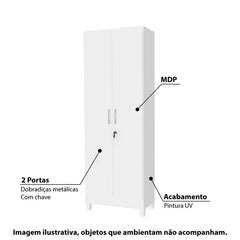 Multiuso Alpi 2Pts C/ Pés e Chave