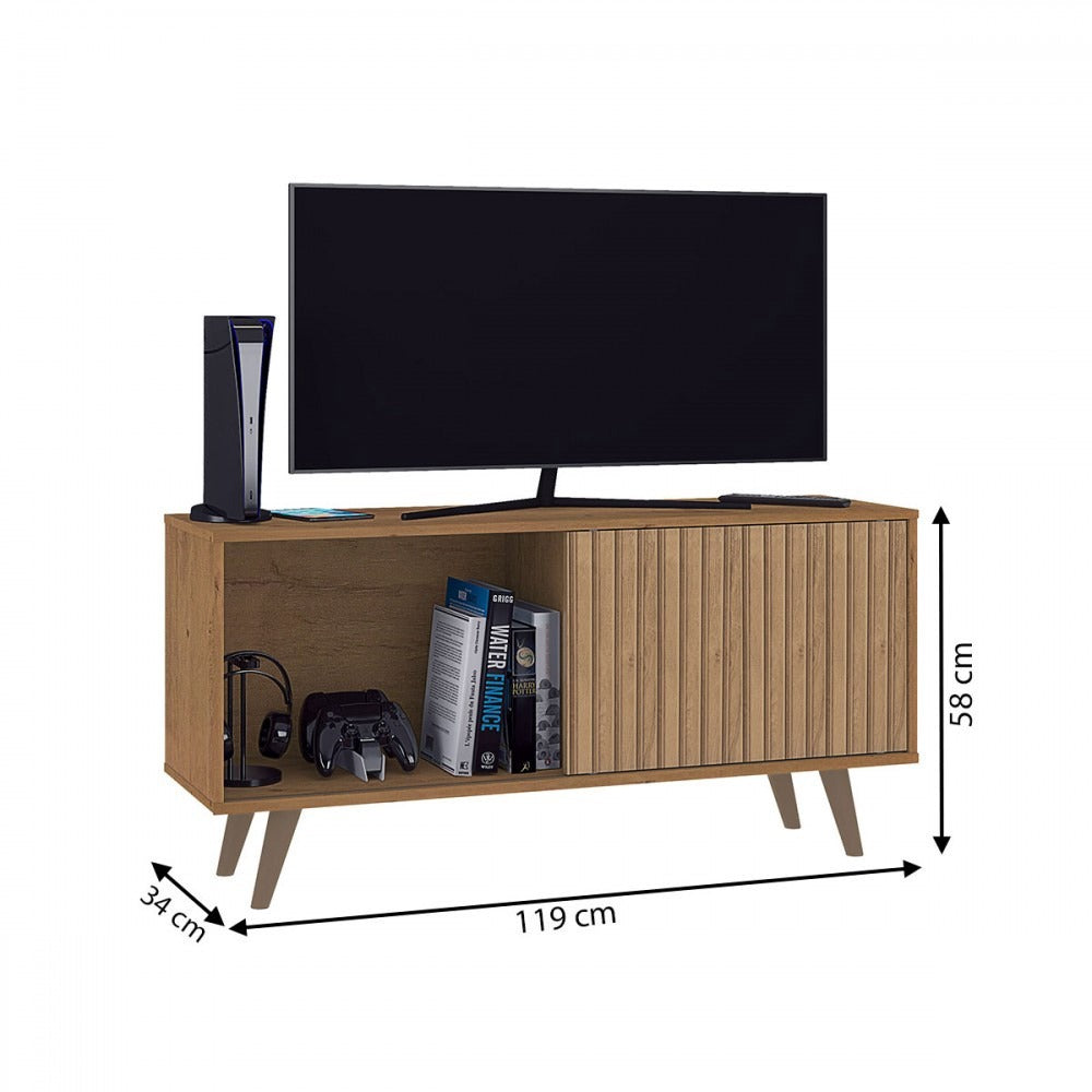 RACK MALAGA | ACACIA MADEIRADO/3D BRILHO