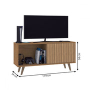 RACK MALAGA | ACACIA MADEIRADO/3D BRILHO