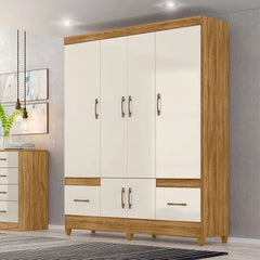 GUARDA ROUPA MS912 FREIJO/ CINZA