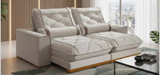 SOFA RETRATIL DUBAI | 2 MODULOS | BEGE PALHA (106)