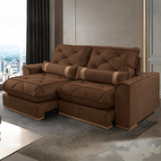 SOFA RETRATIL DUBAI | 2 MODULOS | BEGE PALHA (106)
