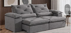 SOFA BELGICA | 2 MODULOS | CINZA (101)