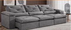 SOFA BELGICA | 3 MODULOS | MARROM (105)