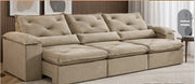 SOFA BELGICA | 3 MODULOS | MARROM (105)
