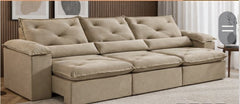 SOFA BELGICA | 3 MODULOS | MARROM (105)
