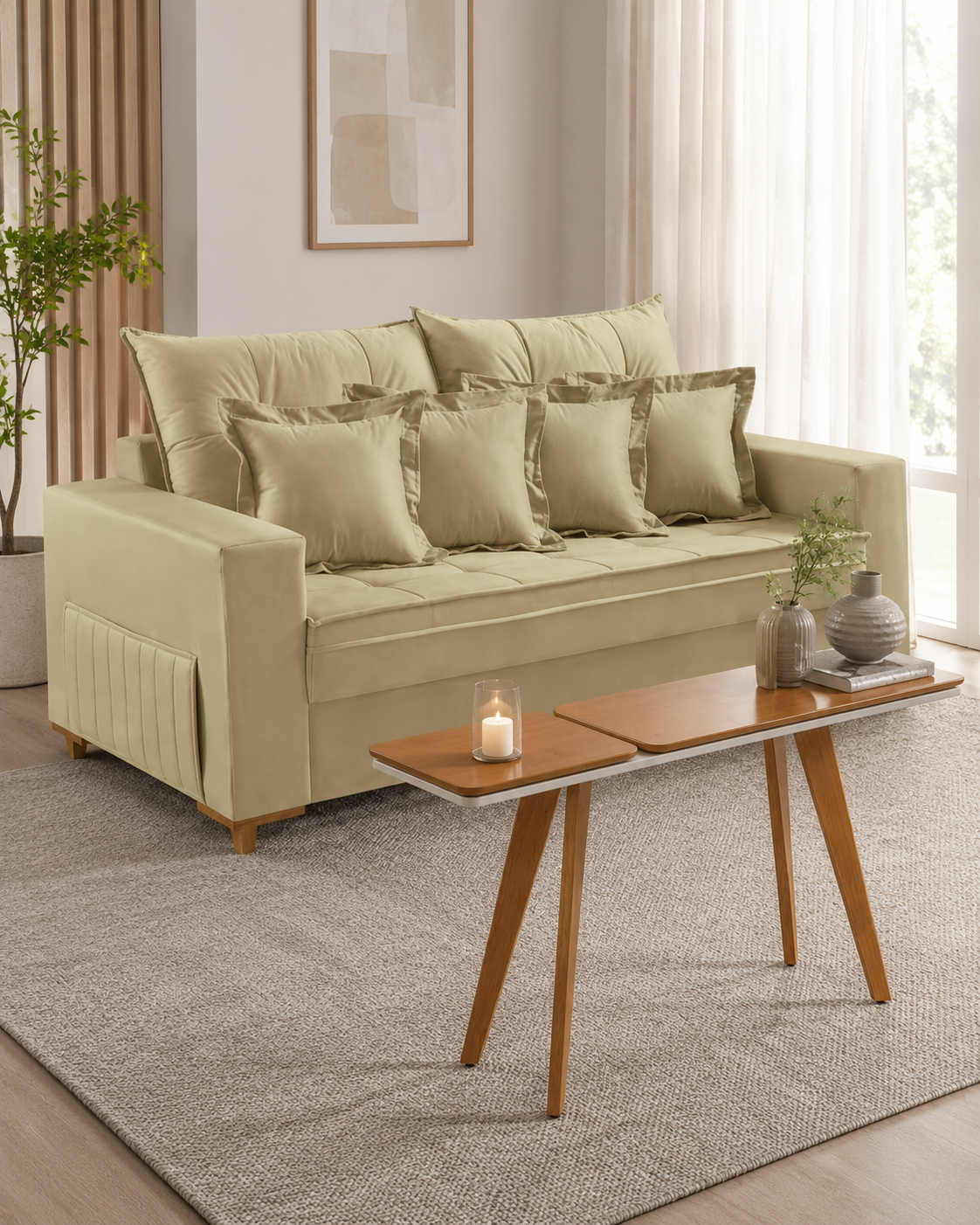 COMBO: SOFA VICAM + APARADOR IBIZA