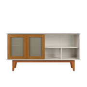 BUFFET DETROIT 4 PORTAS OFF WHITE/NATURE (TEBARROT)