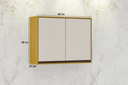 AEREO 2 PORTAS EDUARDA CINAMOMO/OFF WHITE