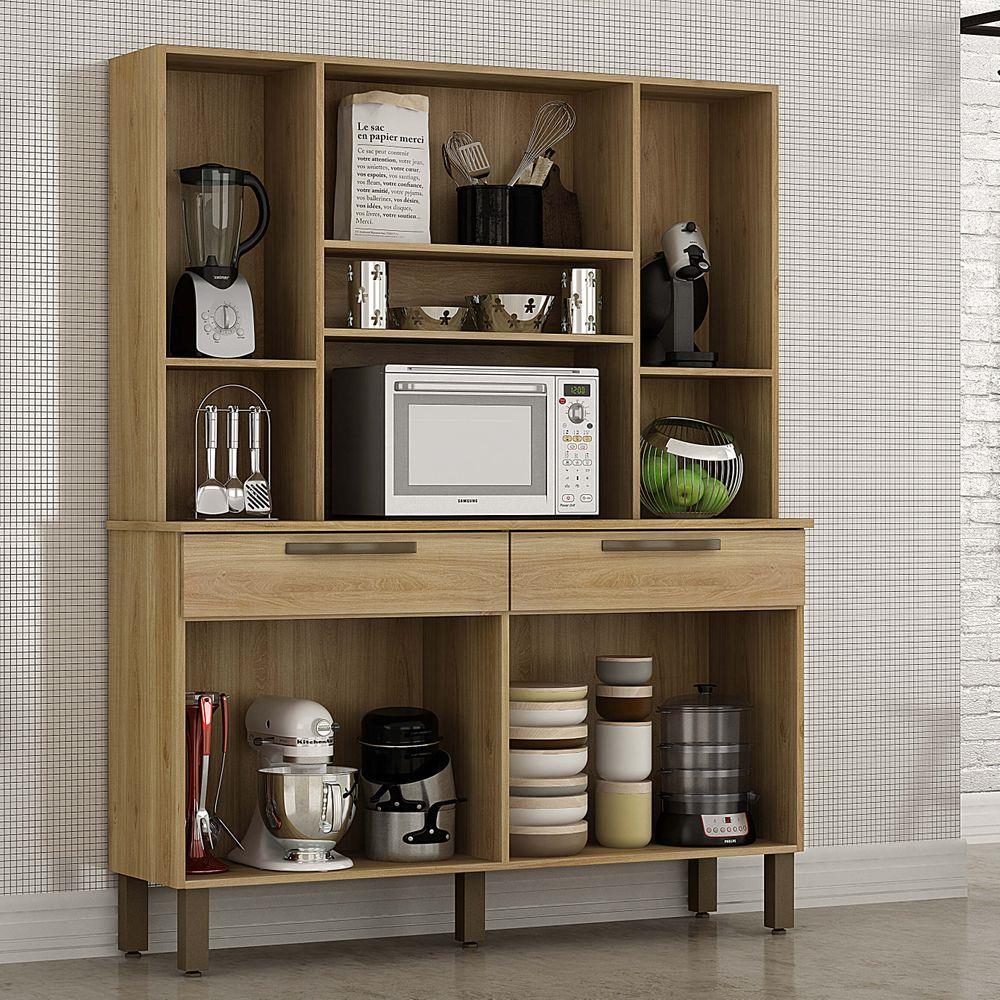 Armário Kit Cozinha 8 Portas Turim Salleto