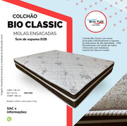 COLCHAO MOLAS ENSACADAS BIOCLASSIC CASAL 22 CM
