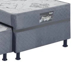 Cama Box Solteiro Com Auxiliar Prestige