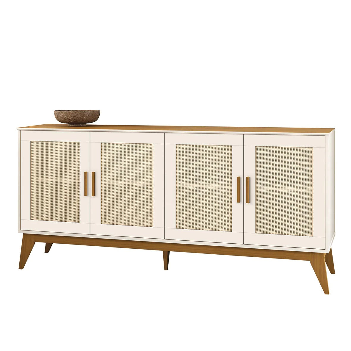 Buffet Andorra 172 CM | Off White/ Cedro