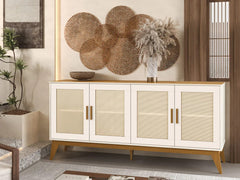 Buffet Andorra 172 CM | Off White/ Cedro
