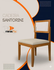 MESA PARIS (RED) + 4 CADEIRAS SANTORINI