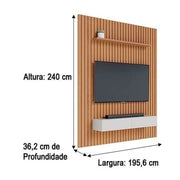 CONJ PAINEL RIPADO 1956 E NICHO NIAGA - FREIJO/OFF WHITEMATE