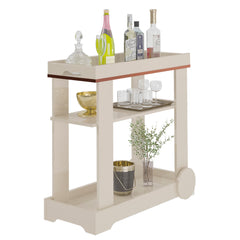 CARRINHO BAR ARTELY ROSE COR CINA/OFF WHITE