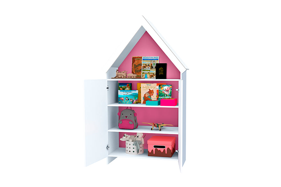 Casa Infantil Magia | Branco/Rosa flex