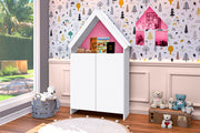 Casa Infantil Magia | Branco/Rosa flex